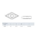 数控内孔刀片DNMG - 图片 3