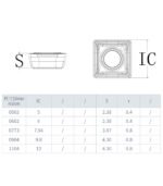 数控内孔刀片WCMT/SPMG - 图片 5
